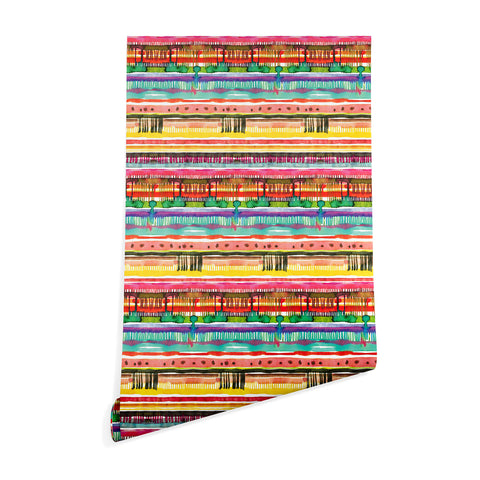 Ninola Design Boho Watercolor Tribal Wallpaper